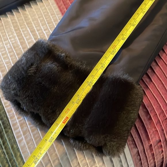 Gallery Dark Brown Faux Fur Lined Waterproof Winter Coat. Women’s Petite Small. - Picture 12 of 12